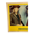 Vintage Western Movie Lobby Card The Magnificent Seven 1960