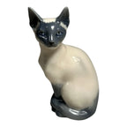 Vintage Lot 3 Royal Copenhagen Figurines Playing Cats 683 Siamese Cat 681 Bird