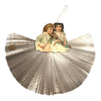 Antique Die Cut Christmas Santa Post Card Cut Out Ornaments