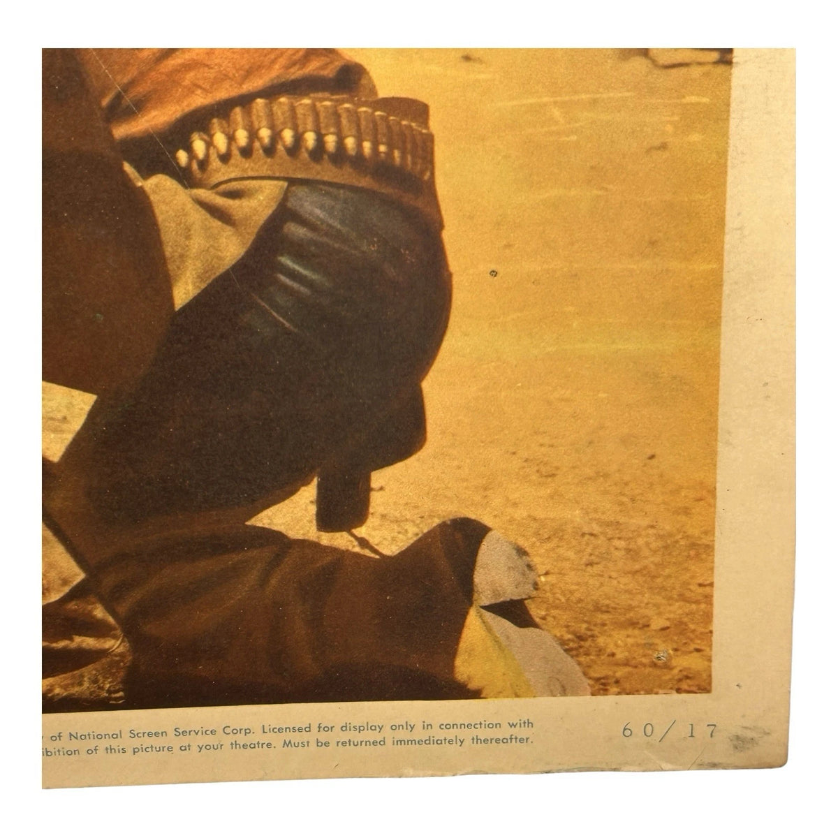 Vintage Western Movie Lobby Card The Magnificent Seven 1960 (D)