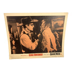 Vintage Western Movie Lobby Card Black Patch 1957