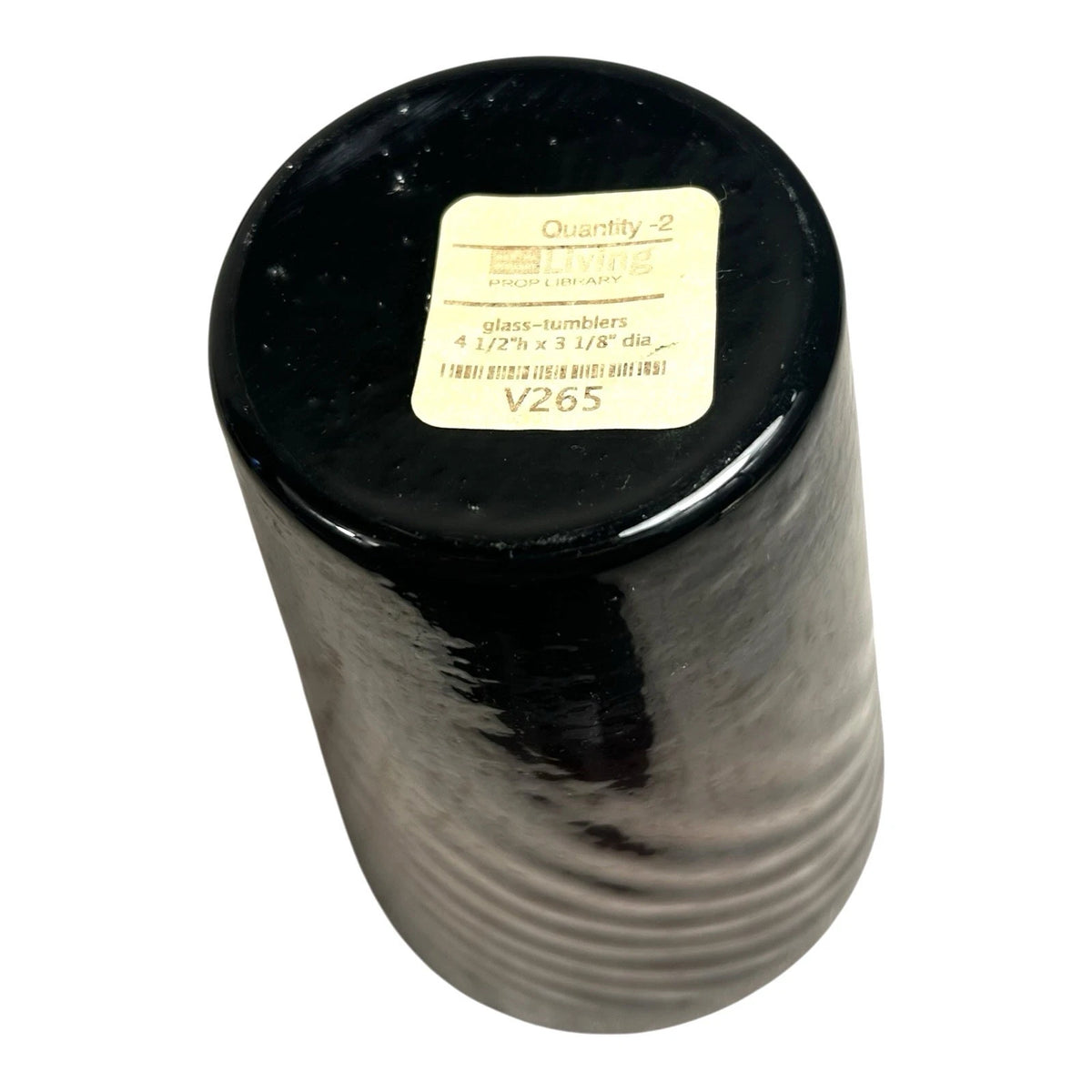 Vintage Lot 4 Amethyst Glass Drinking Glasses Tumblers Owned by Martha Stewart