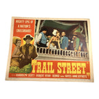 Vintage Western Movie Lobby Card Trail Street T 1947