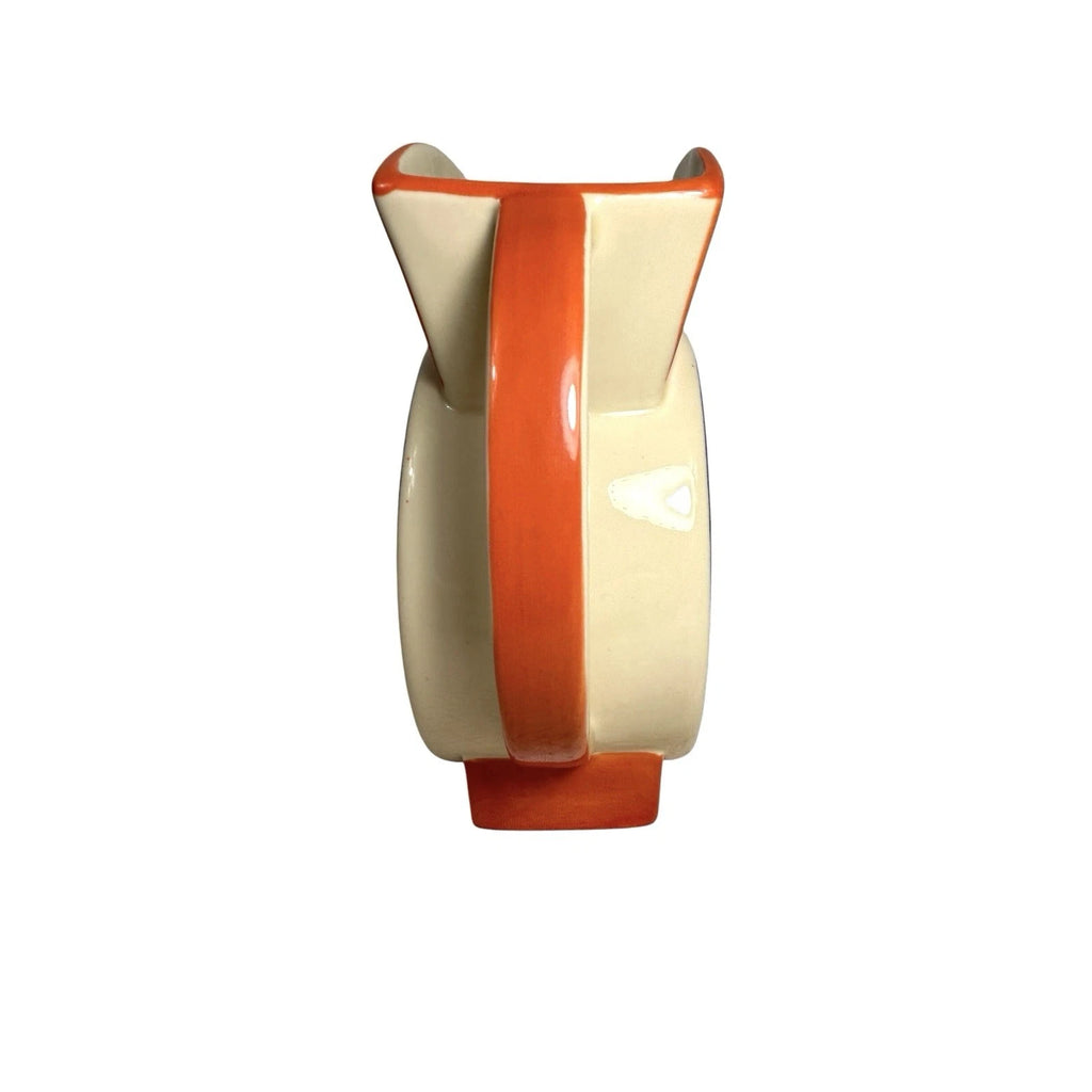 Vintage Clarice Cliff Style Jug Pitcher Huntley Cottage by Moorland Pottery