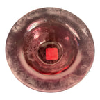 Vintage Set of 3 Cranberry Glass Bowls Owned by Martha Stewart