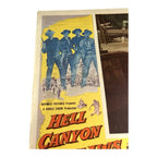 Vintage Western Movie Lobby Card Hell Canyon Outlaws 1957