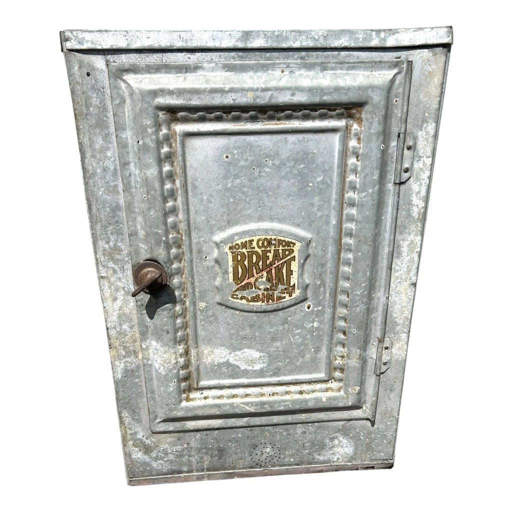 Antique Home Country Comfort Tin Bread & Cake Galvanized Warmer Pie Safe