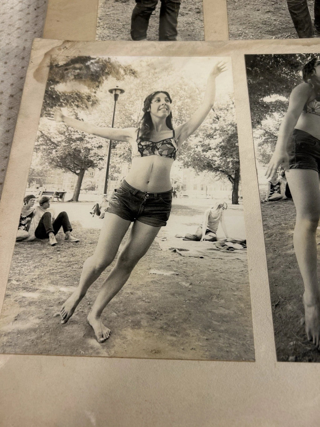 Vintage Collection Lot of 11 Hippie Music Festival Black White Photographs