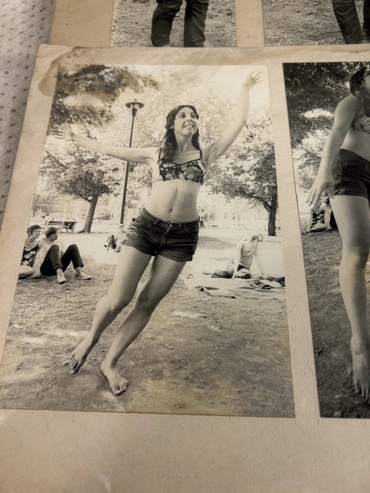 Vintage Collection Lot of 11 Hippie Music Festival Black White Photographs