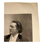 Antique Original Photograph Photogravure Portrait of Anton Seidl 1895
