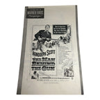 Vintage Movie Press Book Showmans Manual The Man Behind The Gun 1953
