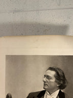 Antique Original Photograph Photogravure Portrait of Anton Seidl 1895