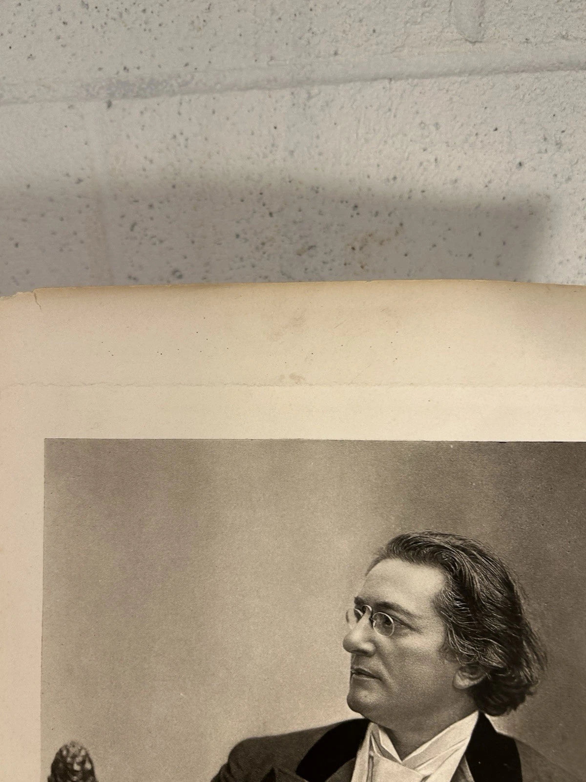 Antique Original Photograph Photogravure Portrait of Anton Seidl 1895