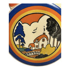 Vintage Clarice Cliff Style Jug Pitcher Huntley Cottage by Moorland Pottery