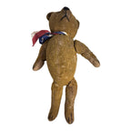 Antique Mohair Stuffed Teddy Bear with Jointed Arms Legs