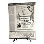 Vintage Movie Press Book Showmans Manual Man In The Saddle 1951
