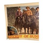 Vintage Western Movie Lobby Card Sheriff of Sundown 1944