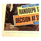 Vintage Western Movie Lobby Card Decision At Sundown 1957 (A)