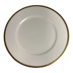 Vintage Set of Two 2 Limoges France Gold Rim Trim Lunch Plates