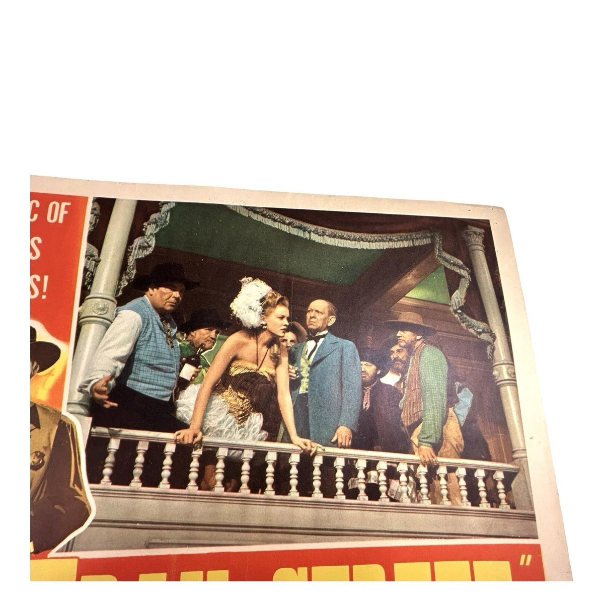 Vintage Western Movie Lobby Card Trail Street T 1947