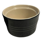 Vintage Set of 2 Black Le Creuset Ramekins Owned by Martha Stewart