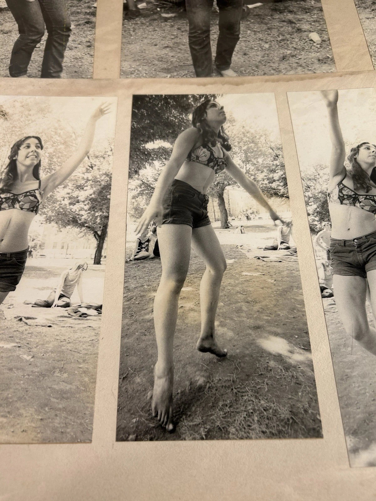 Vintage Collection Lot of 11 Hippie Music Festival Black White Photographs