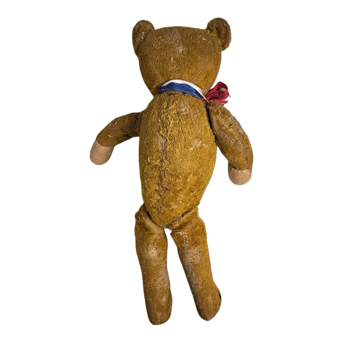 Antique Mohair Stuffed Teddy Bear with Jointed Arms Legs