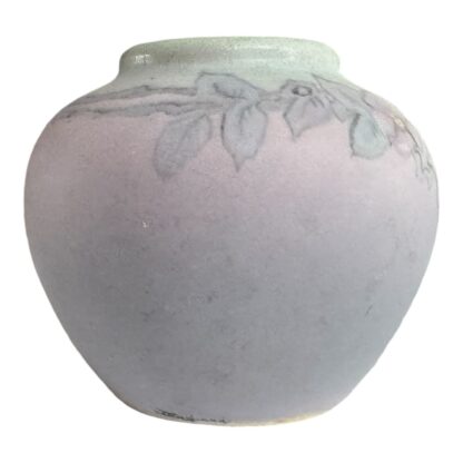 Antique Hudson Weller Pottery Matte Glaze Floral Vase (Signed, Dorothy England) - Image 6