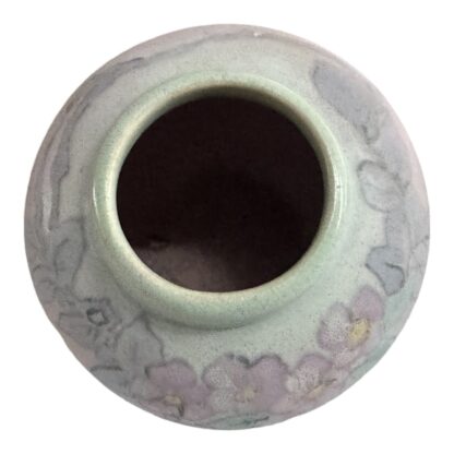 Antique Hudson Weller Pottery Matte Glaze Floral Vase (Signed, Dorothy England) - Image 12