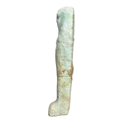 Ancient Egyptian Hand Carved Faience Glazed Stone Ushabti Figure - Image 2