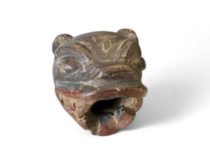 Antique Pre-Columbian Primitive Handmade Terracotta Jaguar Figure - Image 8