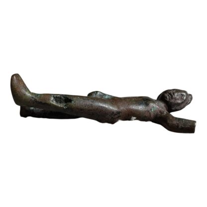 Ancient Roman Bronze Young Boy Child Statue Figure Sculpture - Image 8