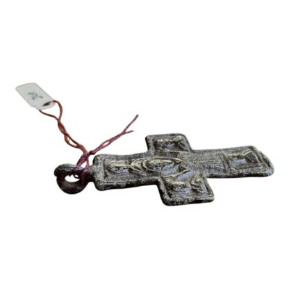 Ancient Byzantine Empire Bronze Christian Cross Pendant, Ca. 7-15th Century AD - Image 5