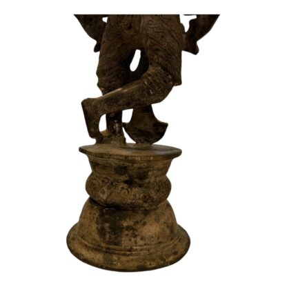 Antique Thailand Bronze Dancing Entertainer Figural Statue - Image 11