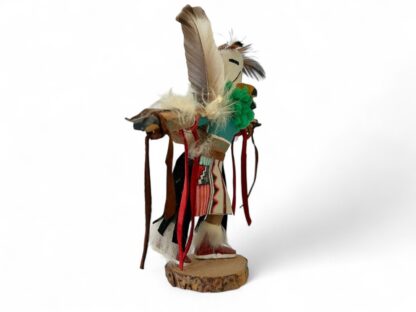 Vintage Native American Eagle Dancer Hopi Kachina Doll (Signed) - Image 9