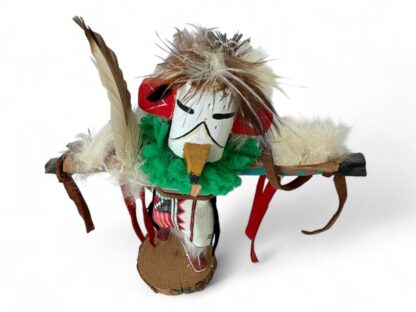 Vintage Native American Eagle Dancer Hopi Kachina Doll (Signed) - Image 11
