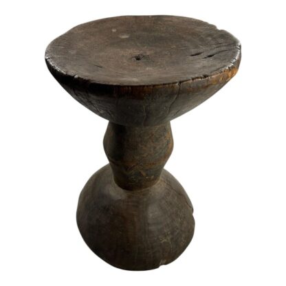 Antique Hand Made Wood Carved African Senufo Art Stool - Image 3