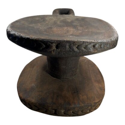 Antique Hand Made Wood Carved African Senufo Art Stool - Image 7