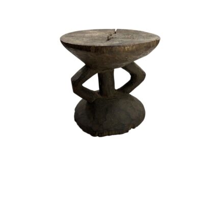 Antique Hand Made Wood Carved African Senufo Art Stool - Image 10