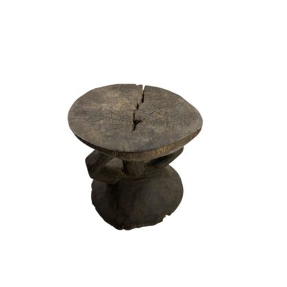Antique Hand Made Wood Carved African Senufo Art Stool - Image 11