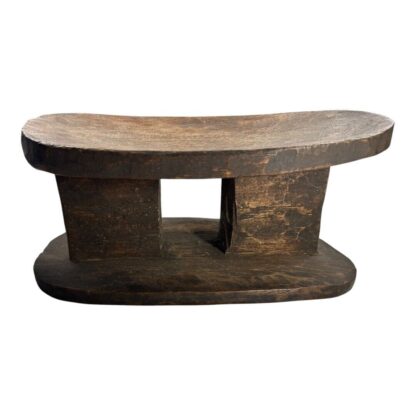 Antique Hand Made Wood Carved African Senufo Art Stool - Image 5