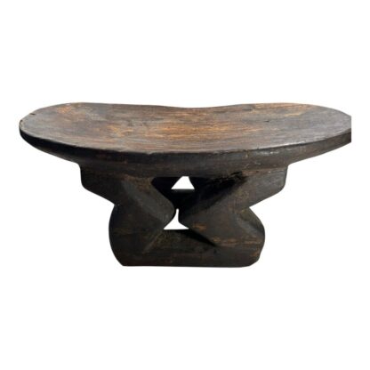 Antique Hand Made Wood Carved African Senufo Art Stool - Image 2