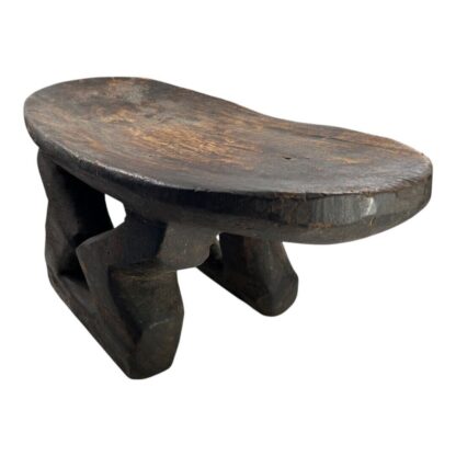 Antique Hand Made Wood Carved African Senufo Art Stool - Image 6
