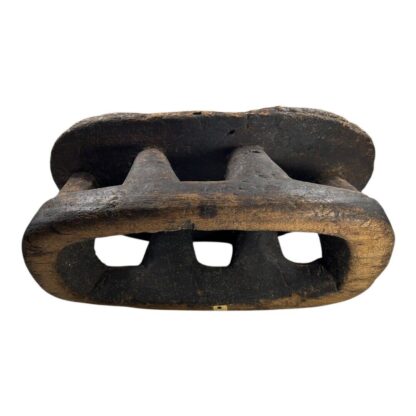 Primitive Hand Made African Senufo Art Geometric Carved Stool - Image 8