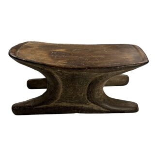 Antique Hand Made Wood Carved African Senufo Art Stool