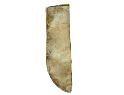 Antique Native American Sioux Colorful Painted Hide Knife Holder Pouch - Image 8
