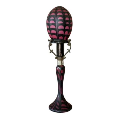 Vintage Murano Italy Handblown Purple Glass Murrine Lamp (Attr. Fratelli Toso)