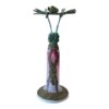 Modern Studio Art Copper & Glass Mixed Media Decorative Sculpture (David Lewin)