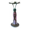 Modern Studio Art Copper & Glass Mixed Media Decorative Sculpture (David Lewin) - Image 7