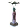 Modern Studio Art Copper & Glass Mixed Media Decorative Sculpture (David Lewin) - Image 9